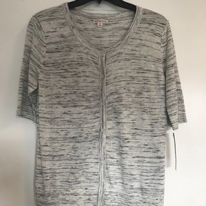 Brand new, Merona short sleeve grey sweater